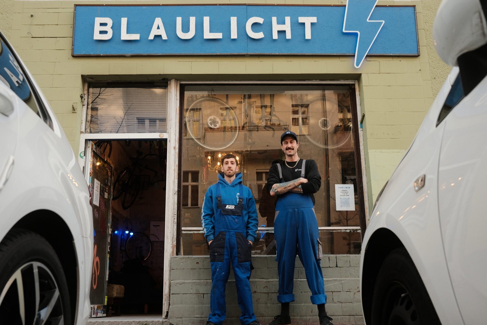 Vintage bike restoration at Blaulicht